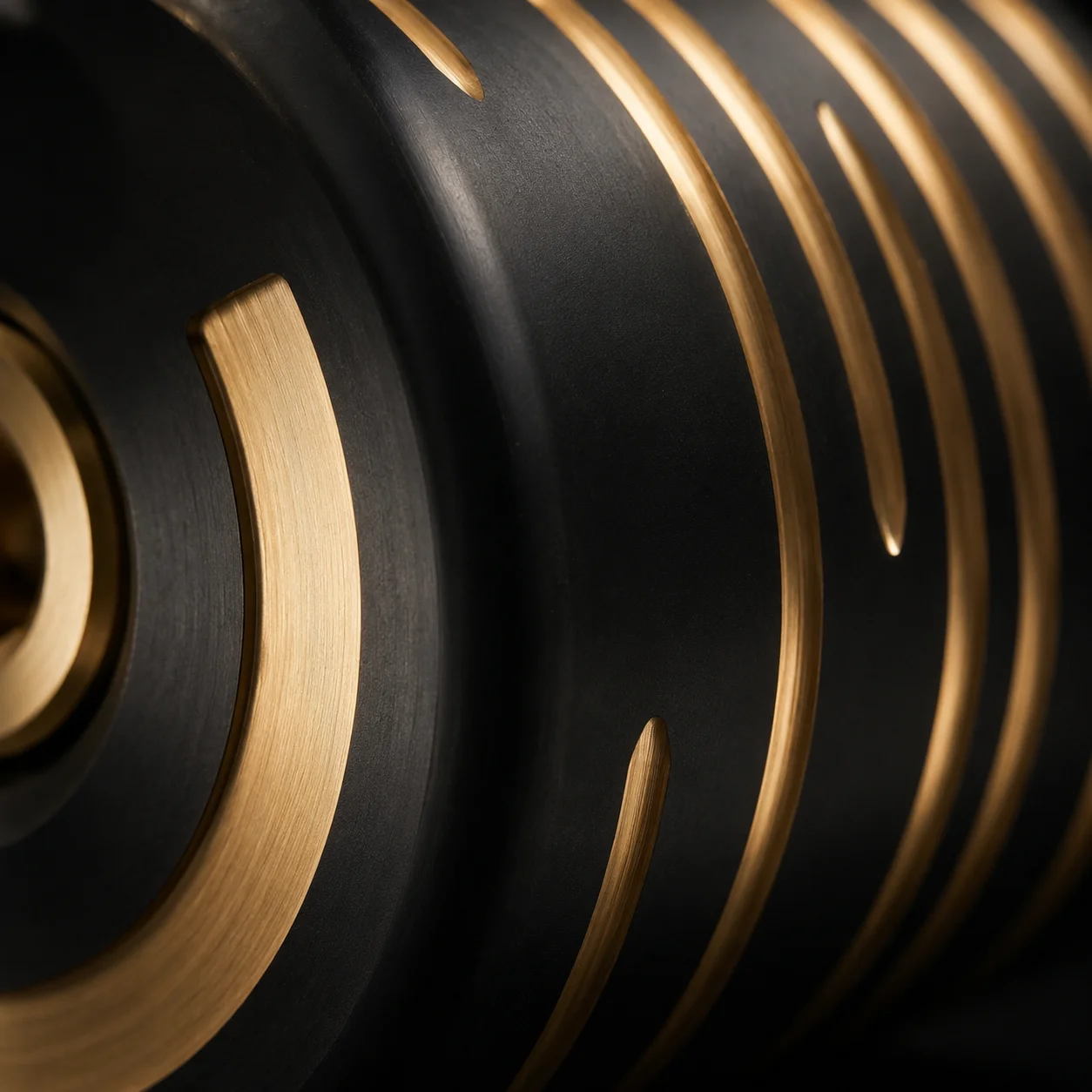 BLACK & BRASS CONTRAST